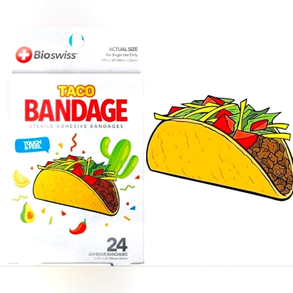 Pokemon & Incredibles-2, Band-Aid   Bandages 20 ct ea + 22 ct Taco Bandages - Picture 9 of 12